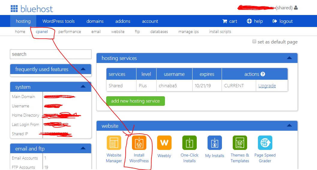 搭建wordpress建站程序
